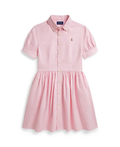 Polo Ralph Lauren Girls' 7-16 Button-Down Collar Oxford Shirt Dress