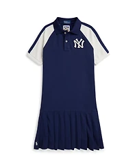 Polo Ralph Lauren Girls' 7-16 Yankees Collar Dress