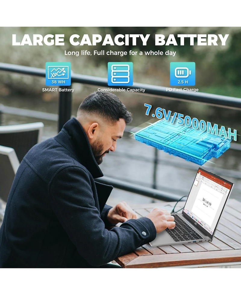 Nimo Fhd Student Laptop Intel 12th Gen N100 8GB Ram 512GB Ssd Backlit Keyboard