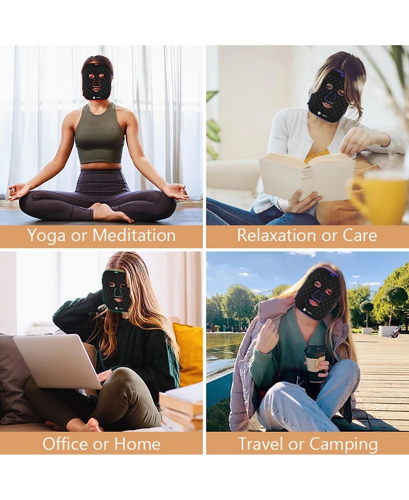 Panther Led Skin Rejuvenate Face Mask, Fda Approved