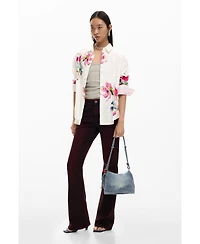 Desigual Women's Medium denim charms bag