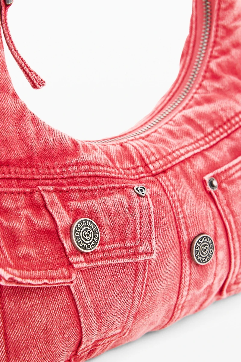 Desigual Women's Medium denim shoulder bag