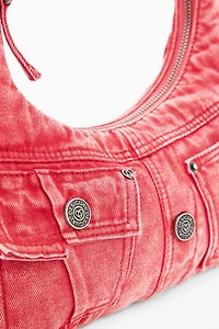 Desigual Women's Medium denim shoulder bag