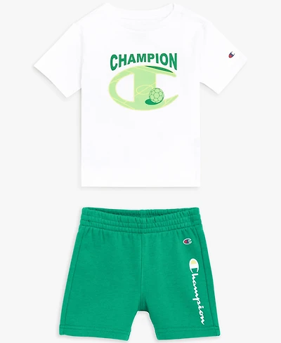 Champion Baby Boys Tee and Signature Short Set