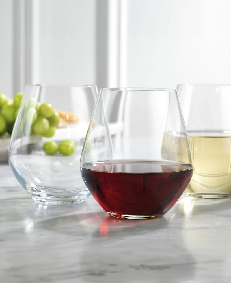 Godinger Meridian Stemless Wine Glasses, Set of 4