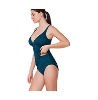 Gottex Women's Jolene Textured V Neck Tankini Top