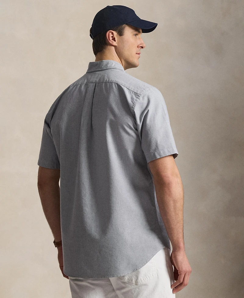 Polo Ralph Lauren Men's Big & Tall Short-Sleeve Oxford Shirt