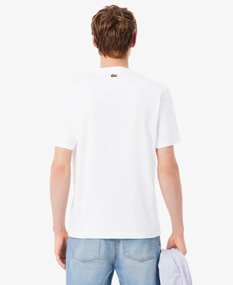 Lacoste Men's Classic-Fit Printed Crewneck T-Shirt