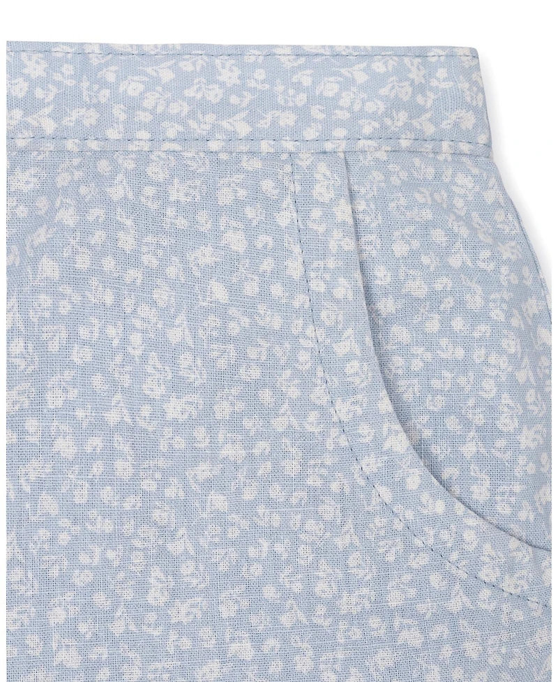 Hope & Henry Toddler Girls' Linen Pull-On Short