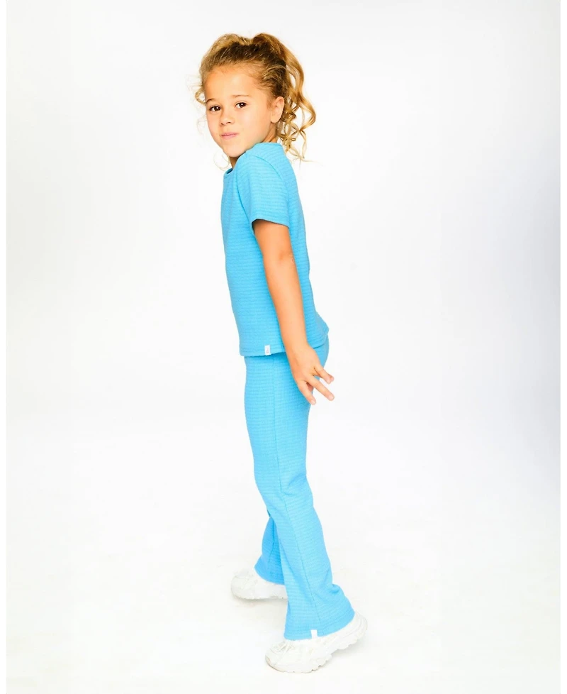 Deux par Baby Girls Crinkle Jersey Leggings