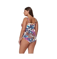 Profile by Gottex Women's Plantopia Tankini Top