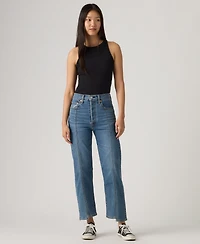 Levi's Women's Ribcage High Rise Straight Ankle Jeans