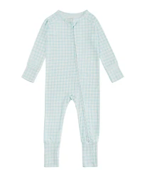 Motette Boys Coastal Check Bamboo Sleeper