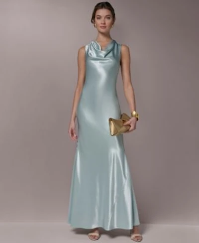 Donna Karan New York Womens Cowl Neck Ball Gown