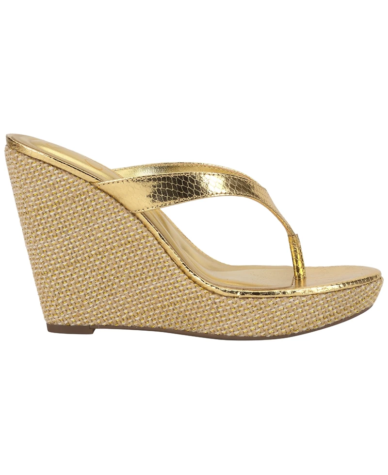 Jessica Simpson Women's Jyseta Thong Wedge Sandals