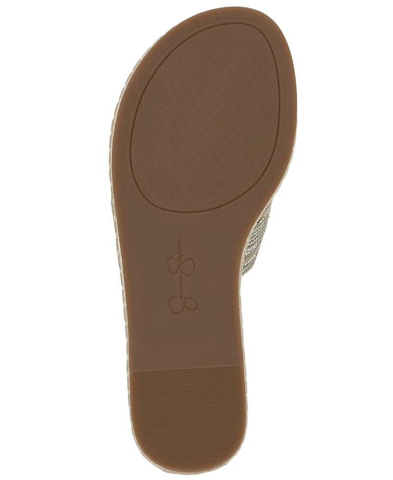 Jessica Simpson Women's Blesyn Slip-On Flat Sandals