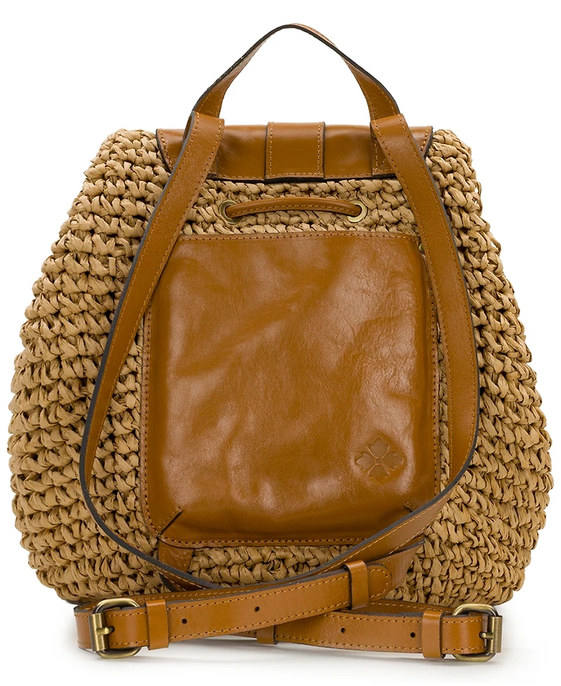 Patricia Nash Berenice Straw Small Backpack