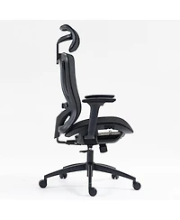 Boyel Living High-Back Mesh Office Chair with 3D Armrests & Adjustable Recline, Black