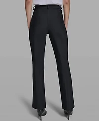 Karl Lagerfeld Paris Women's Straight Compression Pants
