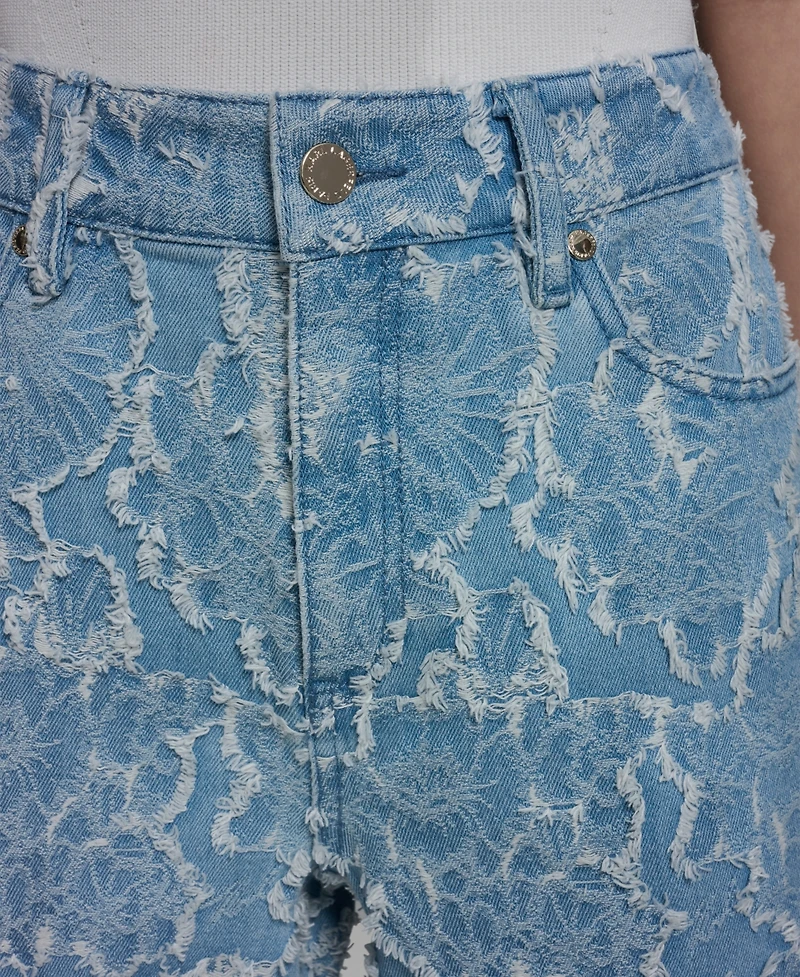 Karl Lagerfeld Paris Women's Straight Denim Pants