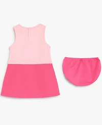 Champion Baby Girls' V-Neck Dress and Bloomers