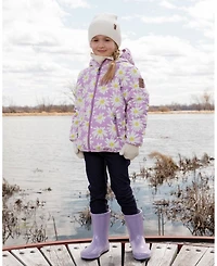 Deux par Kids Unisex Ribbed Knit Mittens Off White - Toddler|Child