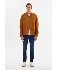 Regency Leathers Men's Brock Suede Shirt
