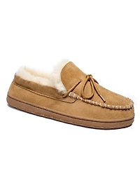 Pazstor Women's Shearling and Suede Moccasin Slippers Spring