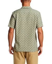 Vintage & Black Men's Printed Regular-Fit Collared Shirt