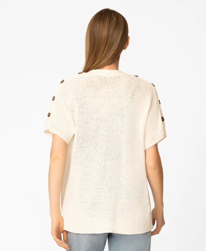 Melissa Paige Women's Button Shoulder Cardigan, Macy's Exclusive