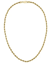 Hugo Boss Men Myles Ionic Plated Thin Gold Steel Necklace