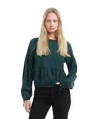 Wilt Clothing Women's Shirred Elastic Hem Tee