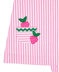 Florence Eiseman Baby Girl Seersucker Dress & Bloomer With Strawberries