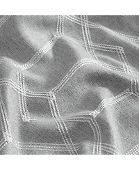 Elrene Home Fashions Kendal Geometric Embroidered Blackout Window Curtain Panel