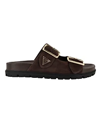 Guess Women's Fasten Double-Buckle Footbed Sandals