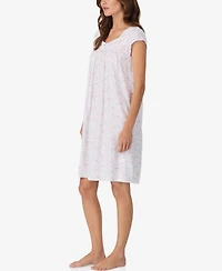 Eileen West Women's Cap Sleeve Short Nightgown