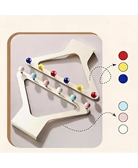 Yigii Vibrant No-Drill Over Door Hooks, 6 hook, No Drill, 10.6" Height, Silent, Secure, Damage-Free