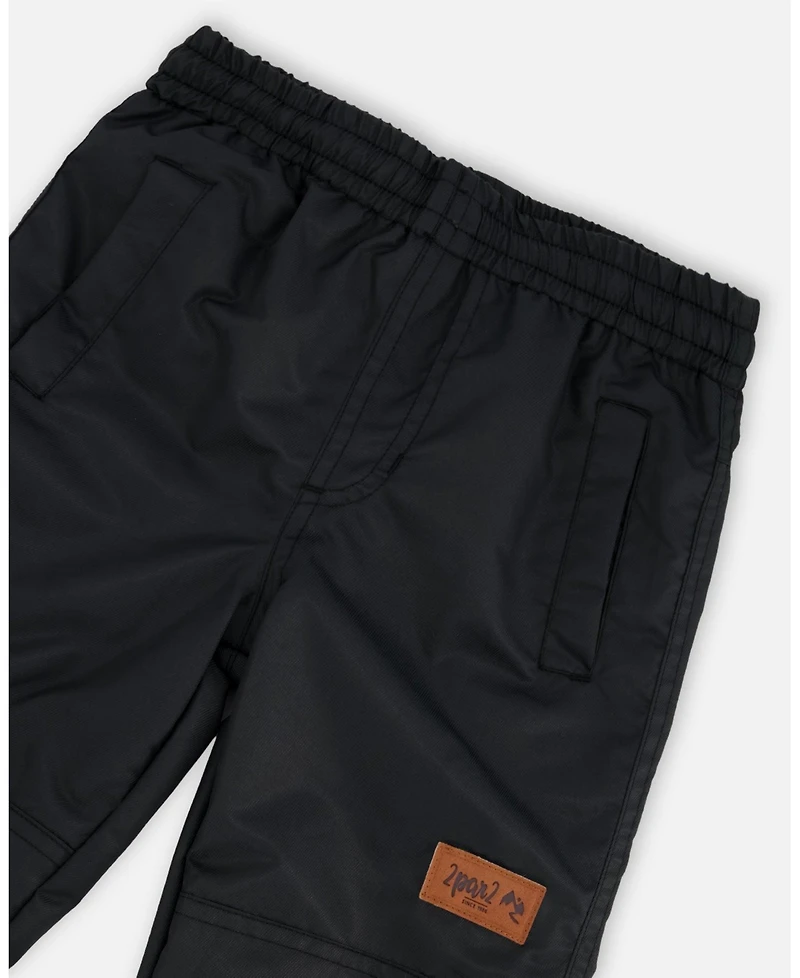 Deux par Toddler Boys' Mid-Season Two-Piece Outerwear Set with Printed Smileys