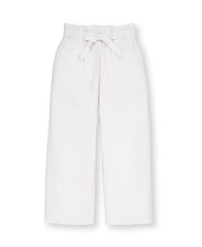 Hope & Henry Toddler Girls Linen Paper Bag Tie-Waist Pant