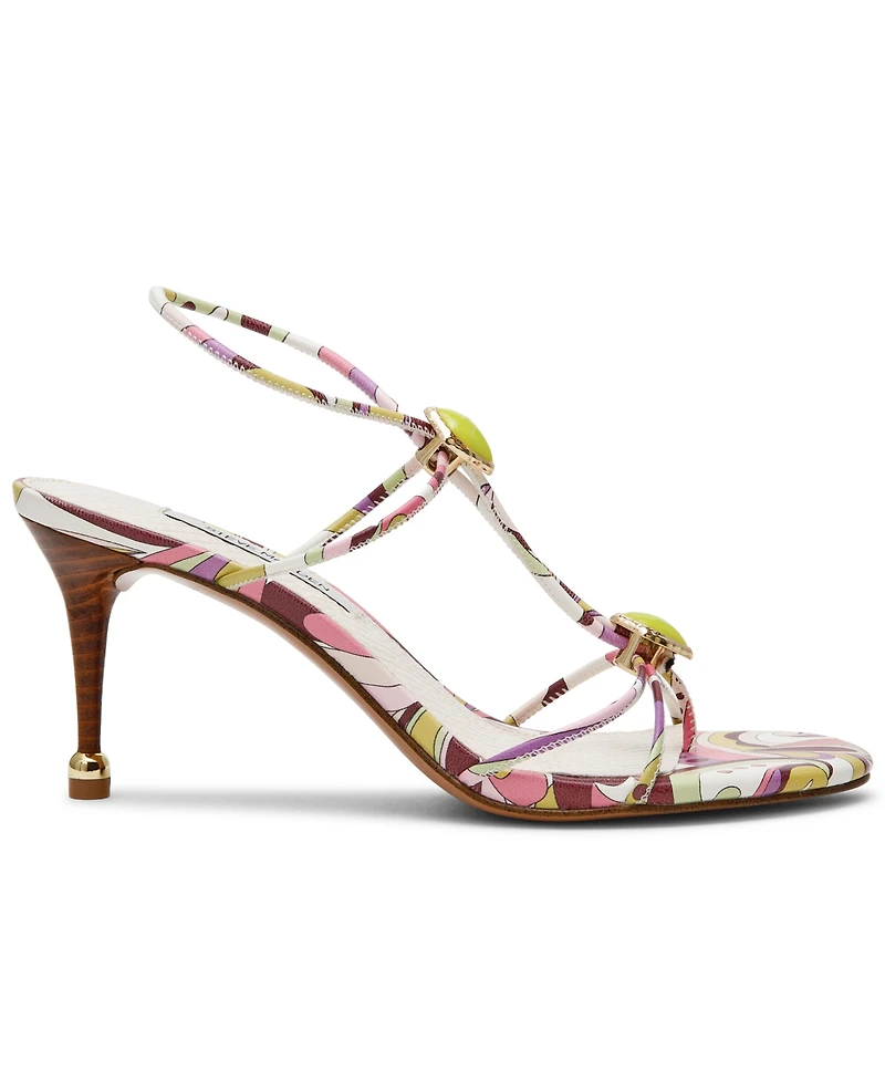 Steve Madden Women's Ramos Strappy Embellished Stiletto Heel Dress Sandals