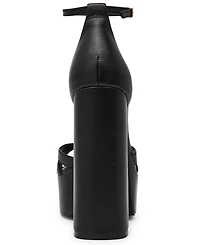 Steve Madden Women's Retro Strappy Block Heel Platform Dress Sandals