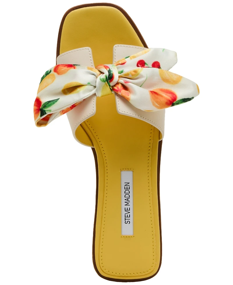 Steve Madden Women's Hadyn-Scarf Slip-On Slide Sandals