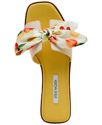 Steve Madden Women's Hadyn-Scarf Slip-On Slide Sandals