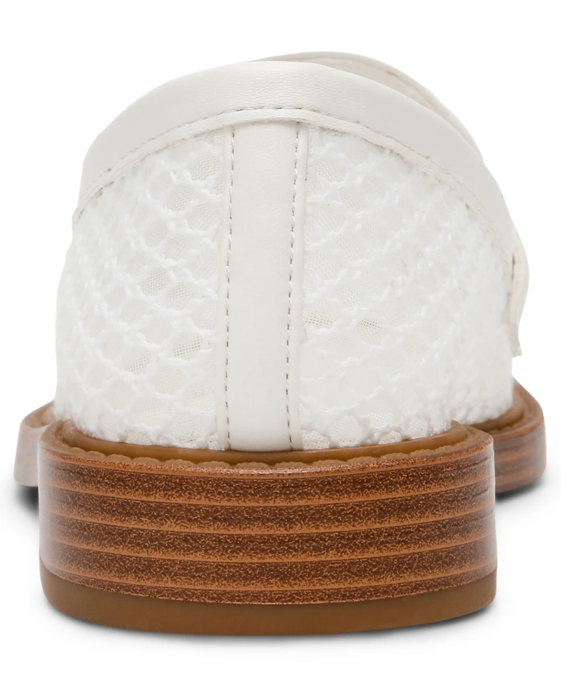 Steve Madden Women's Madison Mesh Block Heel Loafer