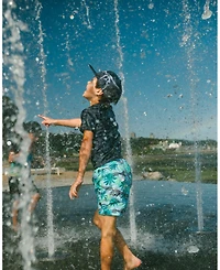 Deux par Boys Boardshorts Skeleton Print