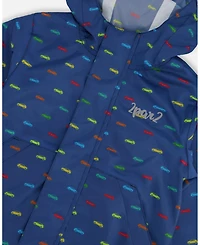 Deux par Boys 4-20 Packable Polyester Windbreaker with Car Print
