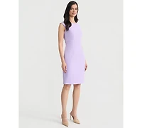 Kasper Women's Stretch Crepe Sheath Dress, Regular & Petite