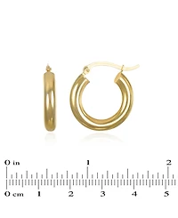 Macy's Hoop Earrings in 10k Yellow Gold