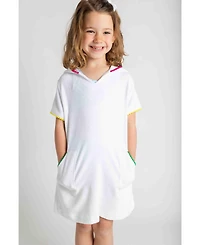 Florence Eiseman Baby Girl Terry Coverup With Pom Poms