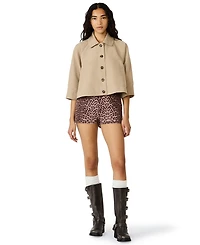 Steve Madden Women's Printed Mid Rise Shorts